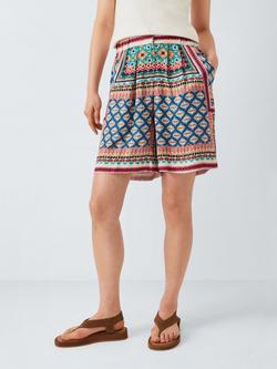AND/OR Lizzy Tile Print Shorts, Multi, Multi