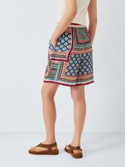AND/OR Lizzy Tile Print Shorts, Multi - view 2, Multi