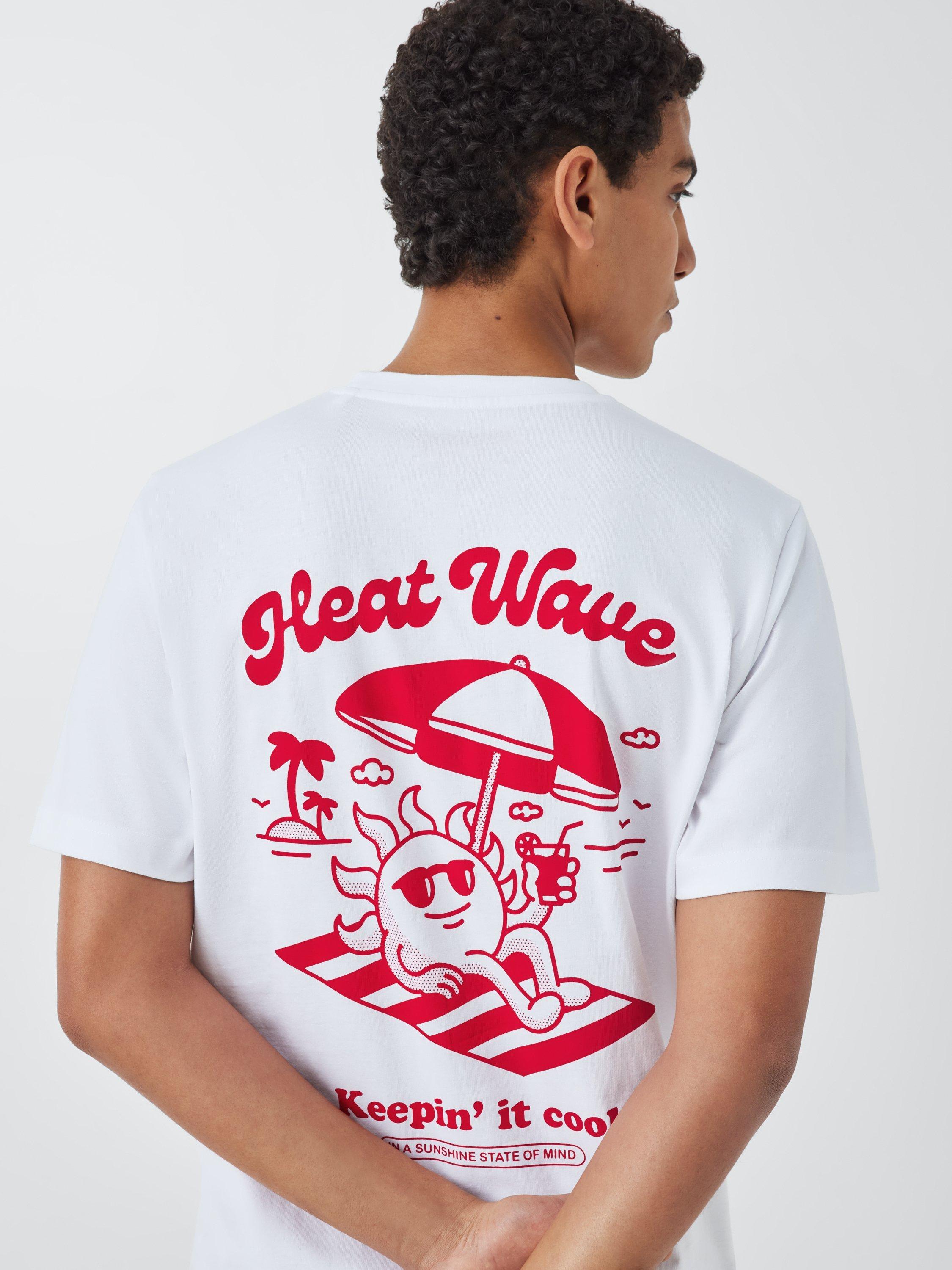 Product image 5 of 6, which shows John Lewis ANYDAY x Goodie Works Regular Fit Heatwave T-Shirt, Bright White, S