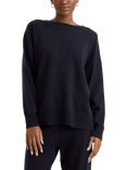 Chinti & Parker Slouchy Wool Rich Jumper, Navy