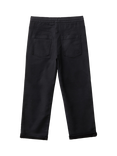 Benetton Kids' Stretch Slub Drill Joggers, Black
