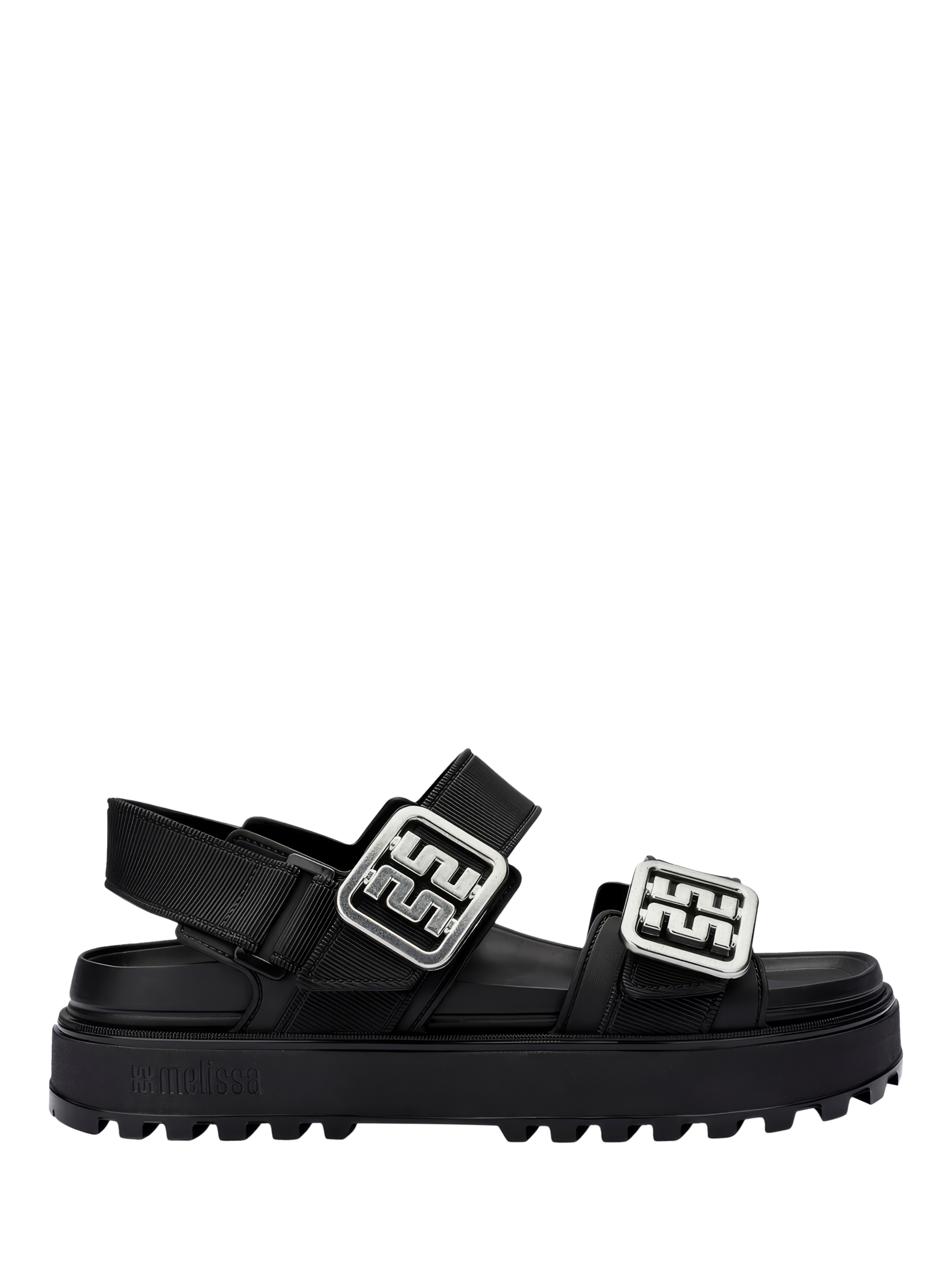 Product image 1 of 4, which shows Melissa Towny Jelly Sandals, Black, 3