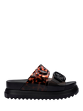 Melissa Cozy Slide Jelly Sandals, Black/Tortoise Shell