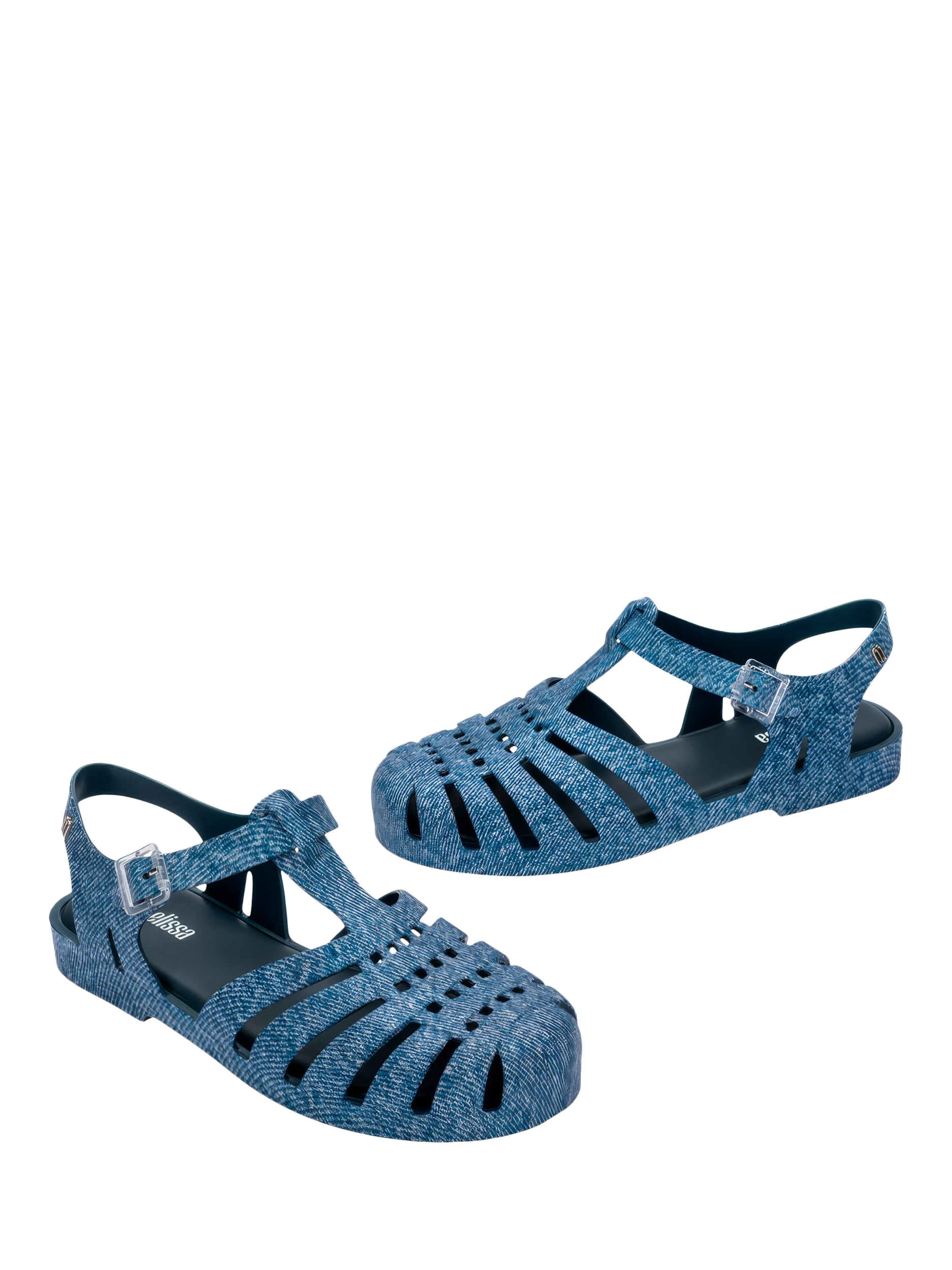 Product image 3 of 4, which shows Melissa Fisherman Sandals, Jeans Blue, 3
