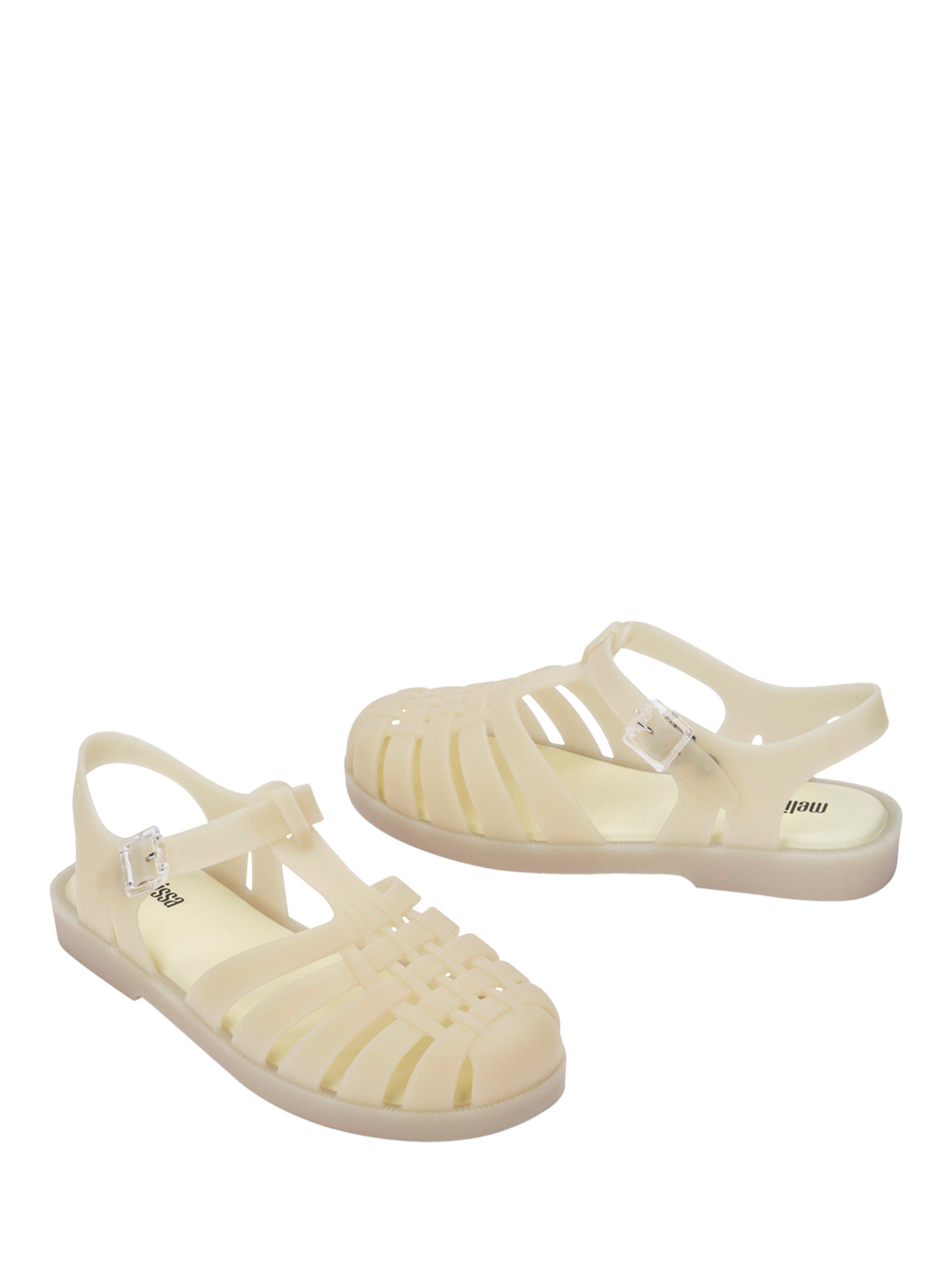 Product image 2 of 4, which shows Melissa Possession Jelly Fisherman Sandals, Light Beige, 3