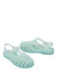 Melissa Possession Jelly Fisherman Sandals, Black, Light Green