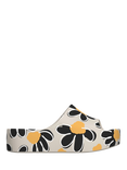 Melissa Melissa Free Print Platform Slides, Beige/Black