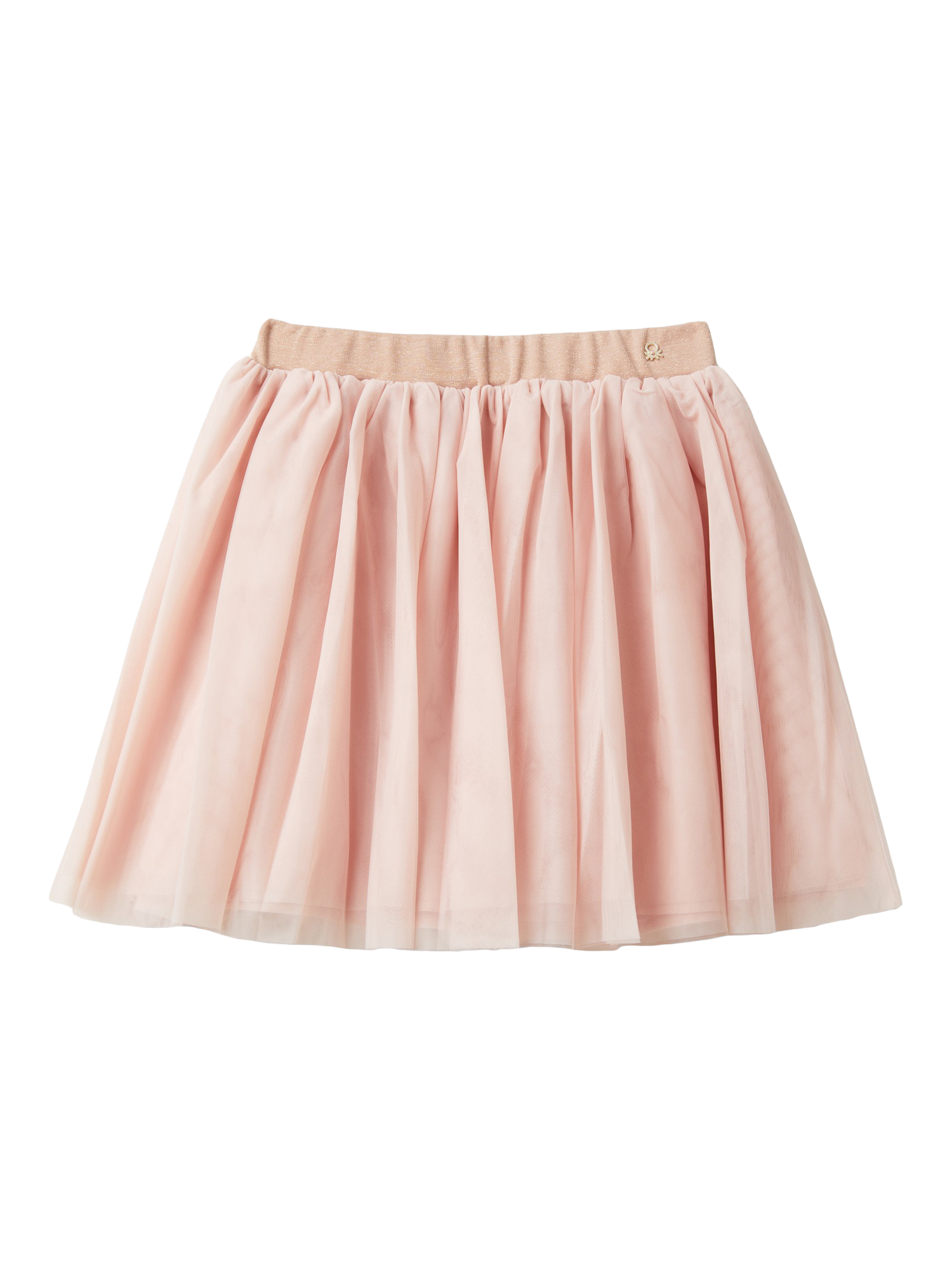 Benetton Kids' Flared Mini Skirt, Black, Powder