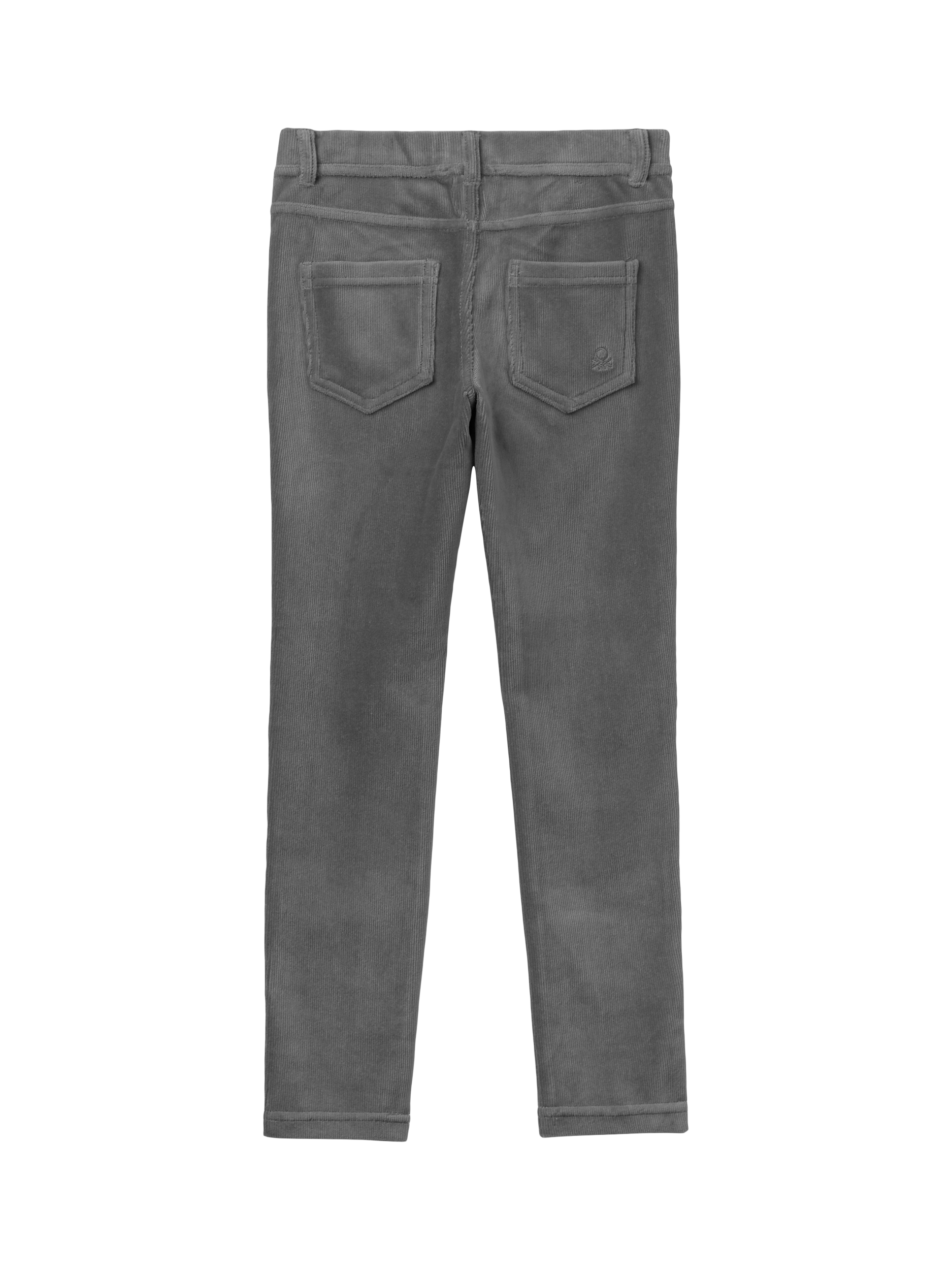 Product image 2 of 3, which shows Benetton Kids' Chenille Jeggings, Grey, 6-7 years