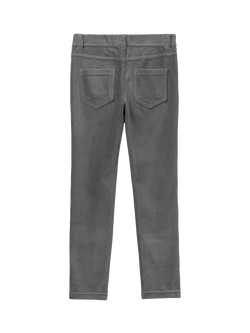 Benetton Kids' Chenille Jeggings - view 2, Grey
