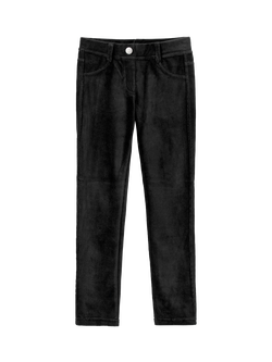 Benetton Kids' Chenille Jeggings, Black