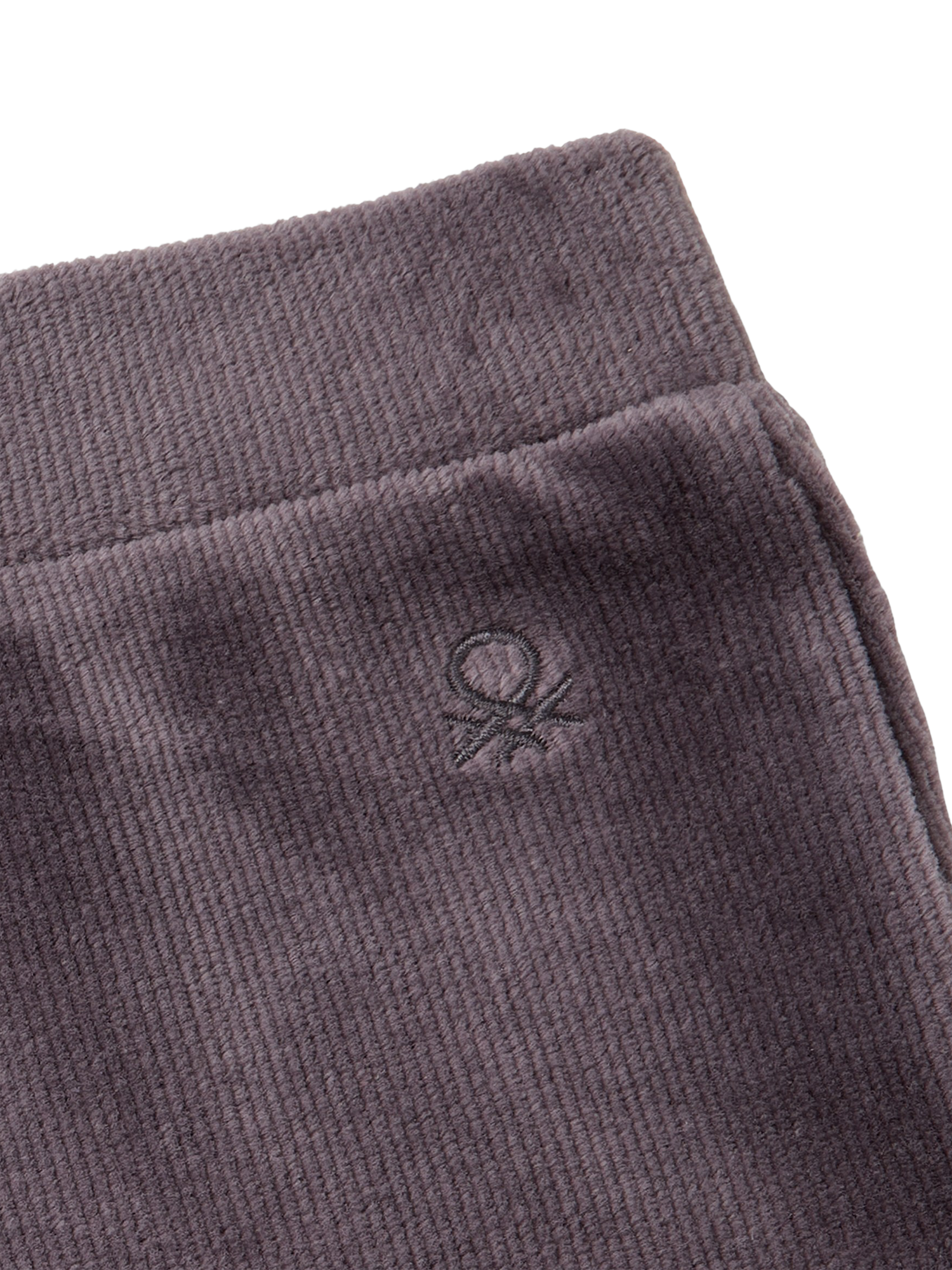 Product image 3 of 3, which shows Benetton Kids' Chenille Joggers, Grey, 6-7 years