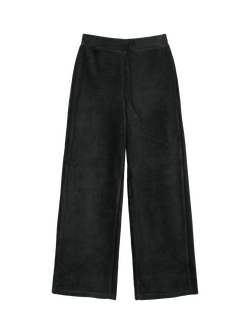 Benetton Kids' Chenille Joggers, Black