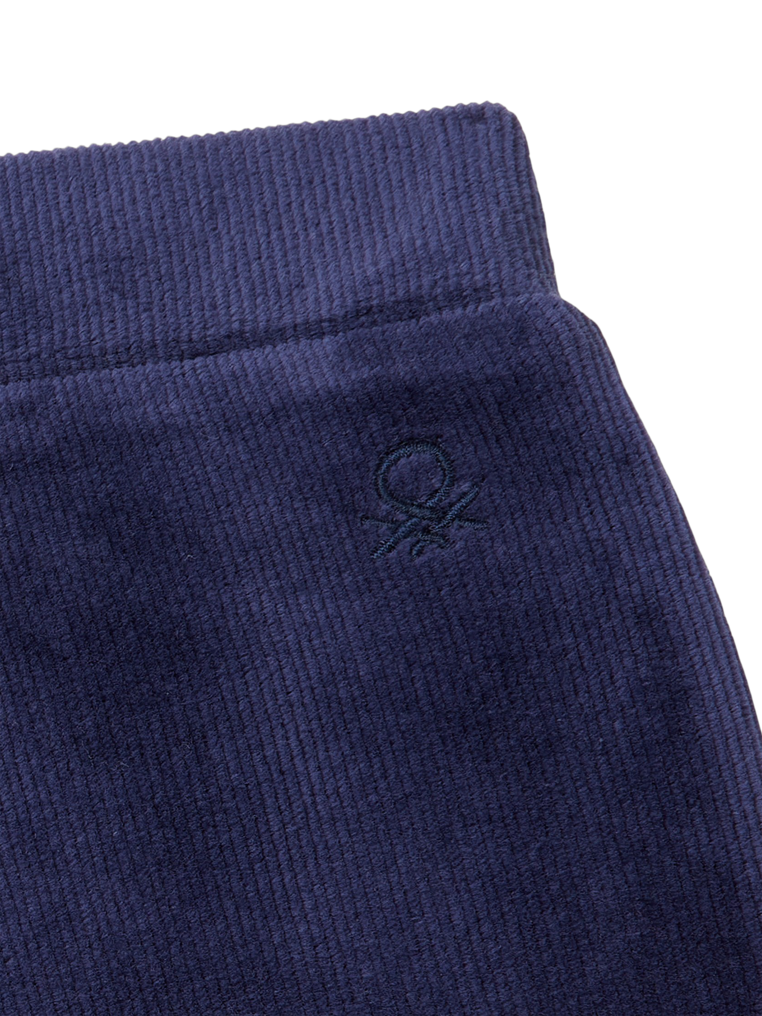 Product image 3 of 3, which shows Benetton Kids' Chenille Joggers, Night Blue, 6-7 years