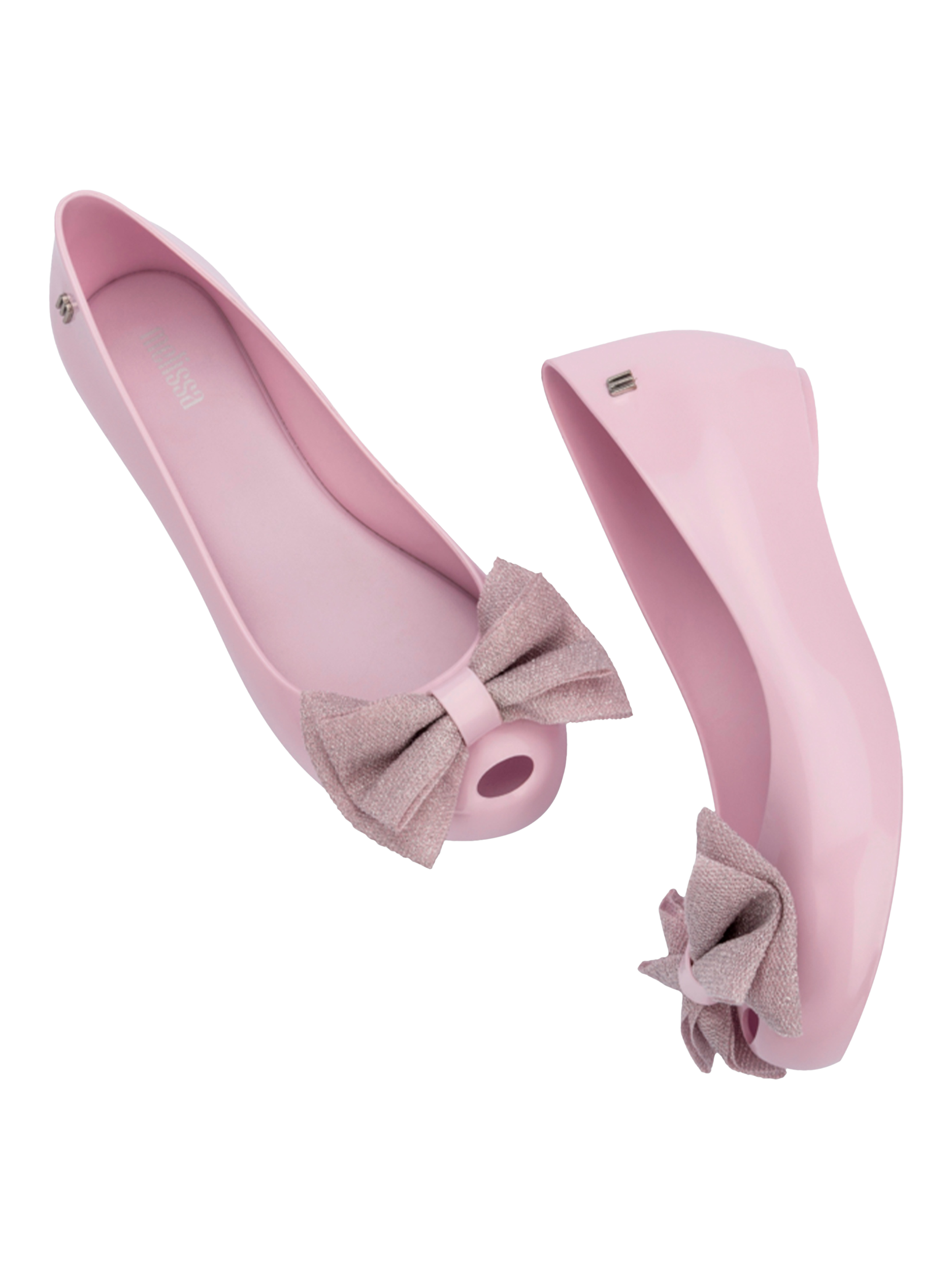 Product image 3 of 4, which shows Melissa Ultragirl Sweet Ballerina Pumps, Pink, 3