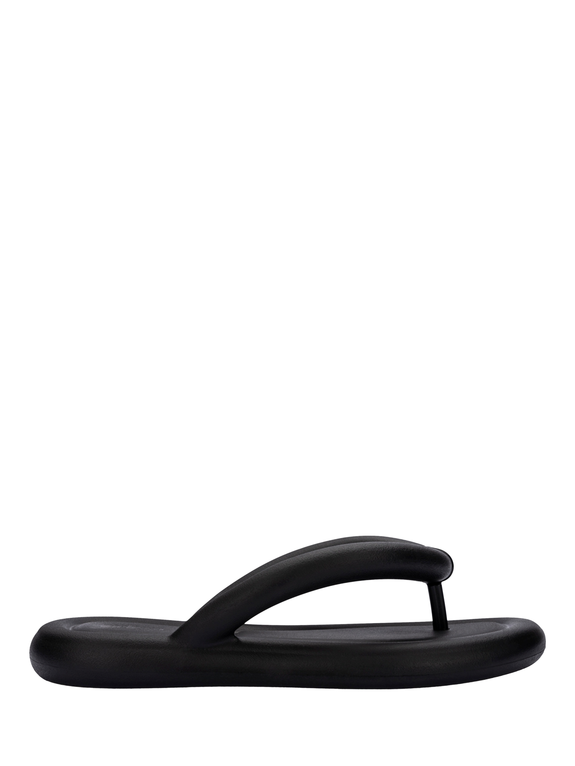 Product image 1 of 4, which shows Melissa Free Jelly Flip Flops, Black, 3