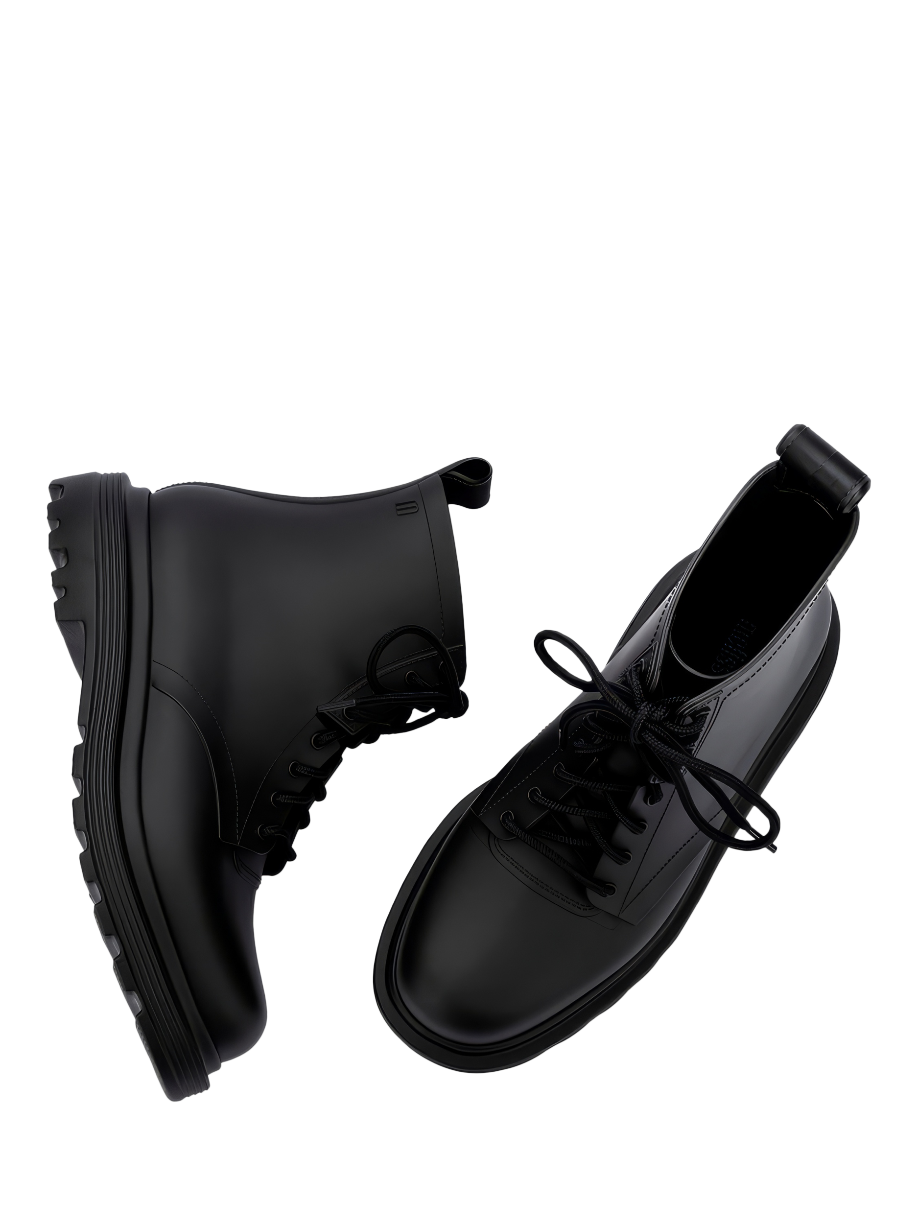 Product image 3 of 4, which shows Melissa Coturno Soft Jelly Boots, Black, 3