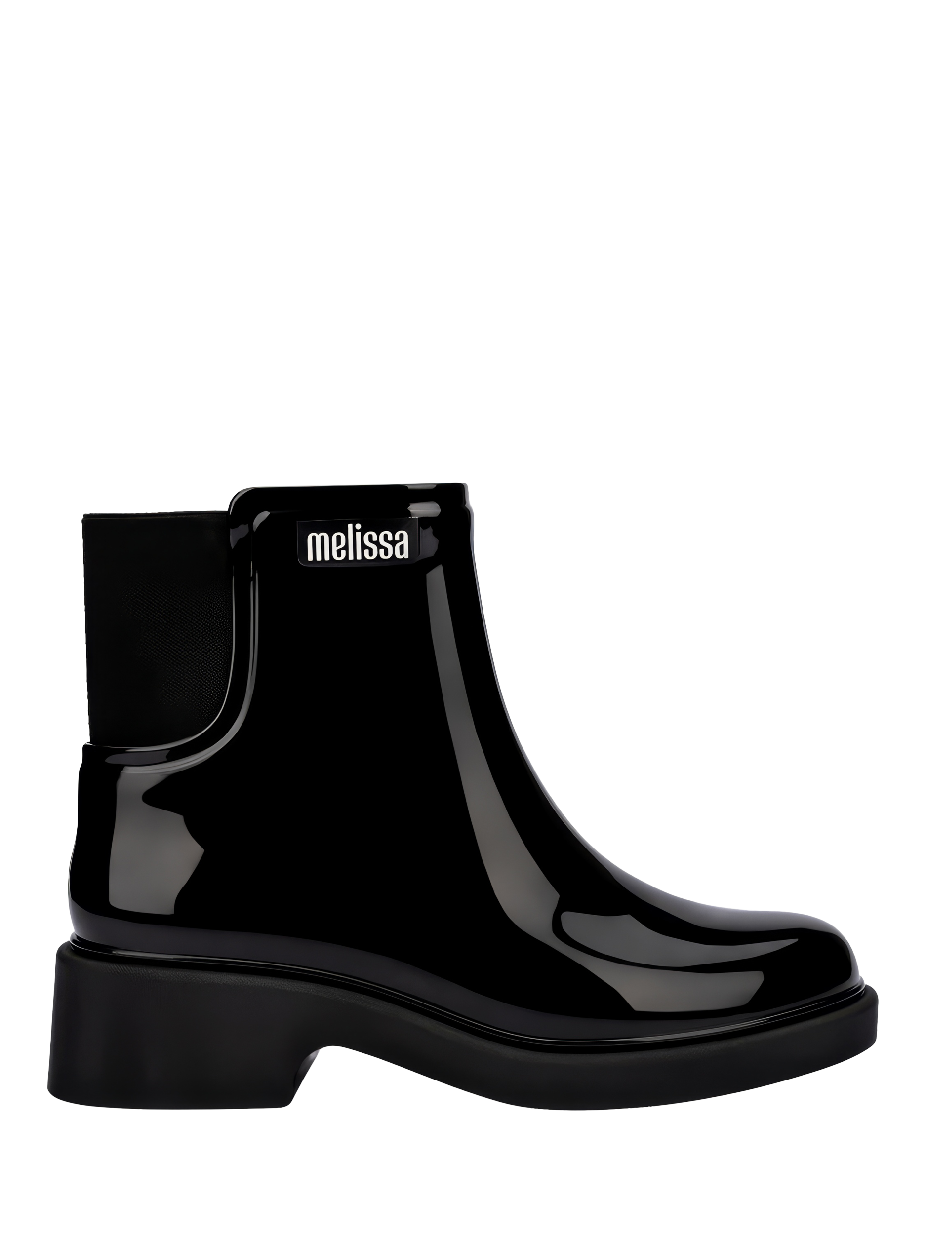Product image 1 of 4, which shows Melissa Jelly Chelsea Boots, Black, 6