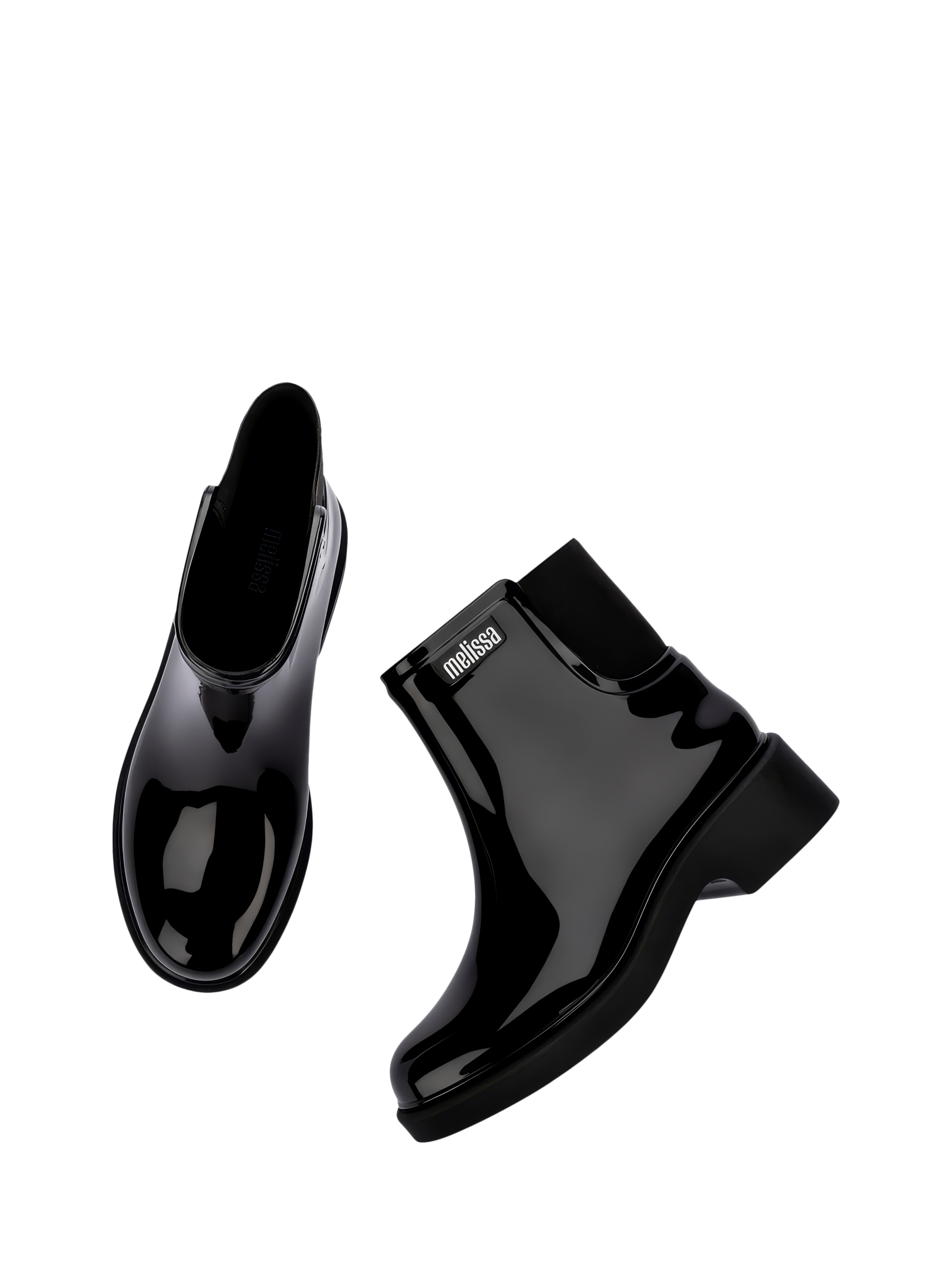 Product image 3 of 4, which shows Melissa Jelly Chelsea Boots, Black, 6