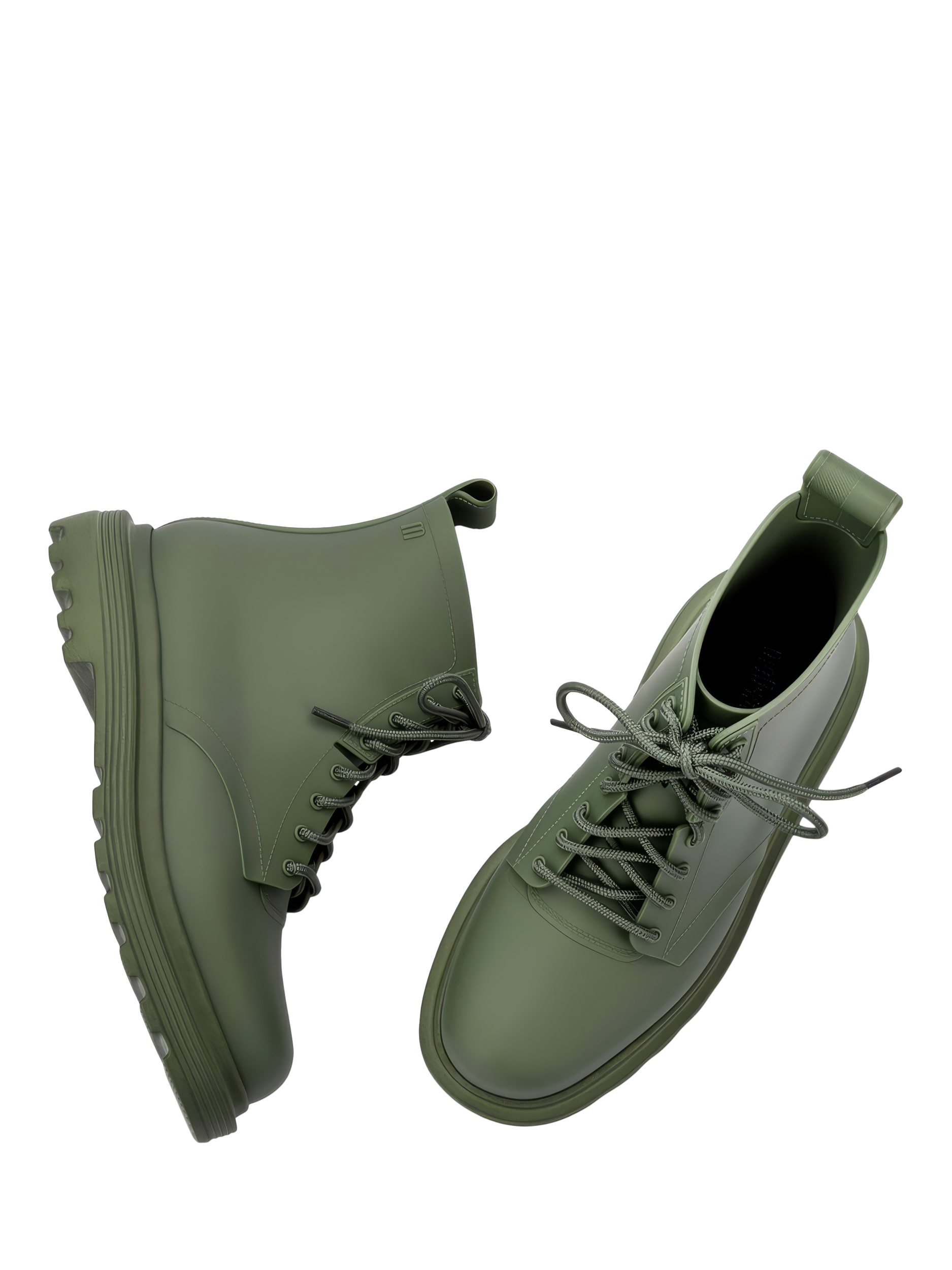 Product image 3 of 4, which shows Melissa Coturno Soft Jelly Boots, Green, 3