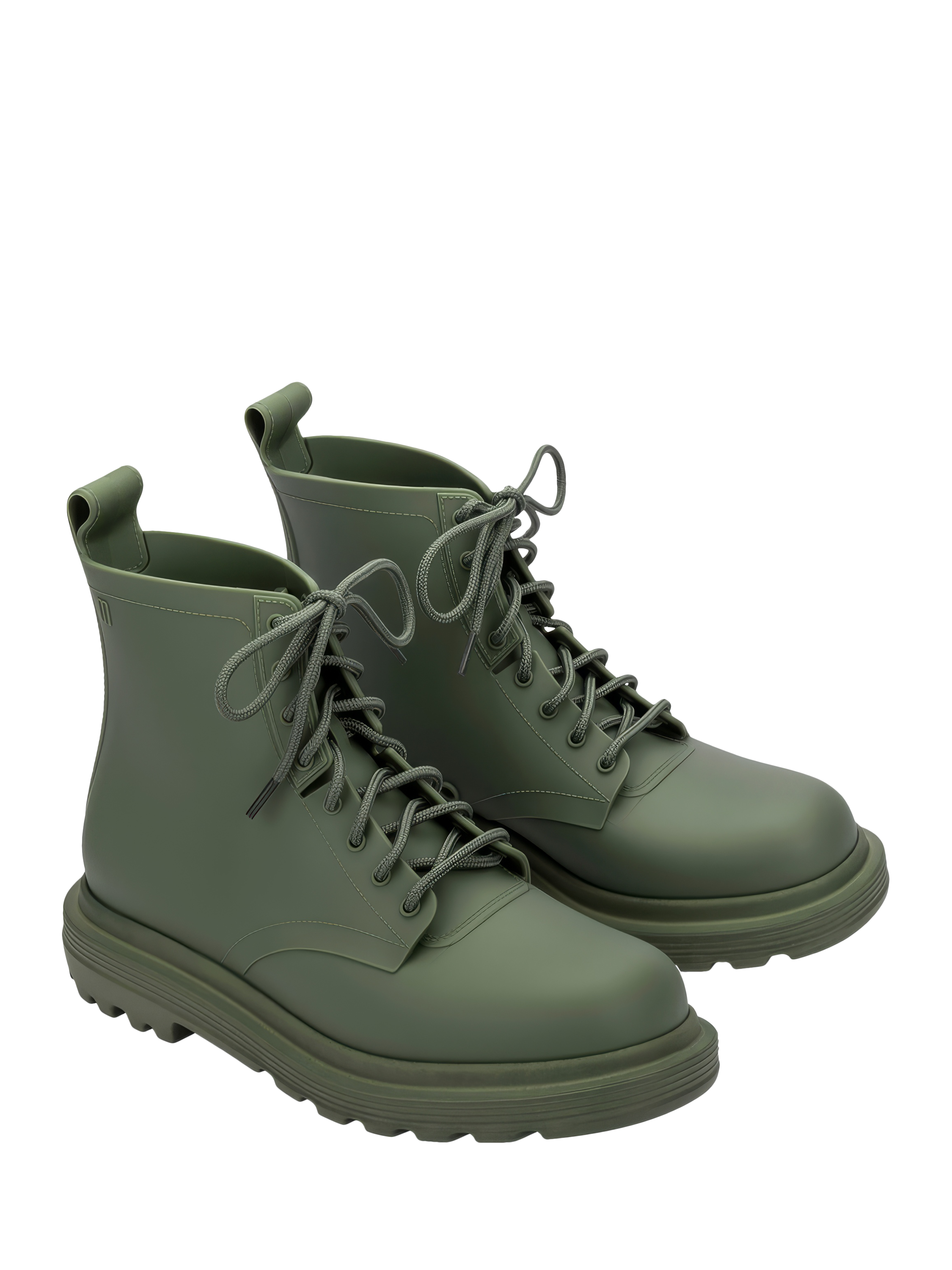 Product image 4 of 4, which shows Melissa Coturno Soft Jelly Boots, Green, 3