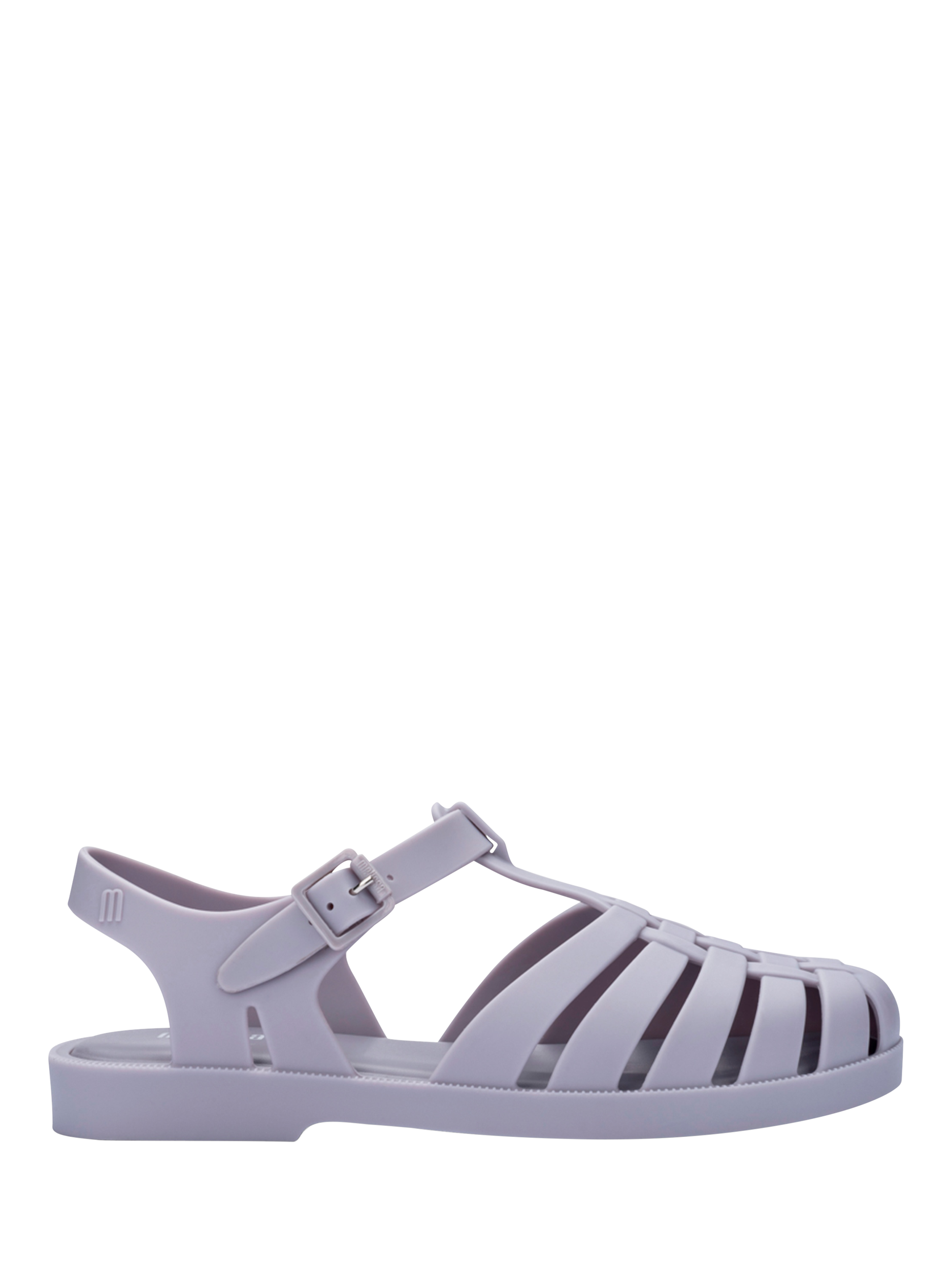 Product image 1 of 4, which shows Melissa Possession Jelly Fisherman Sandals, Grey, 3