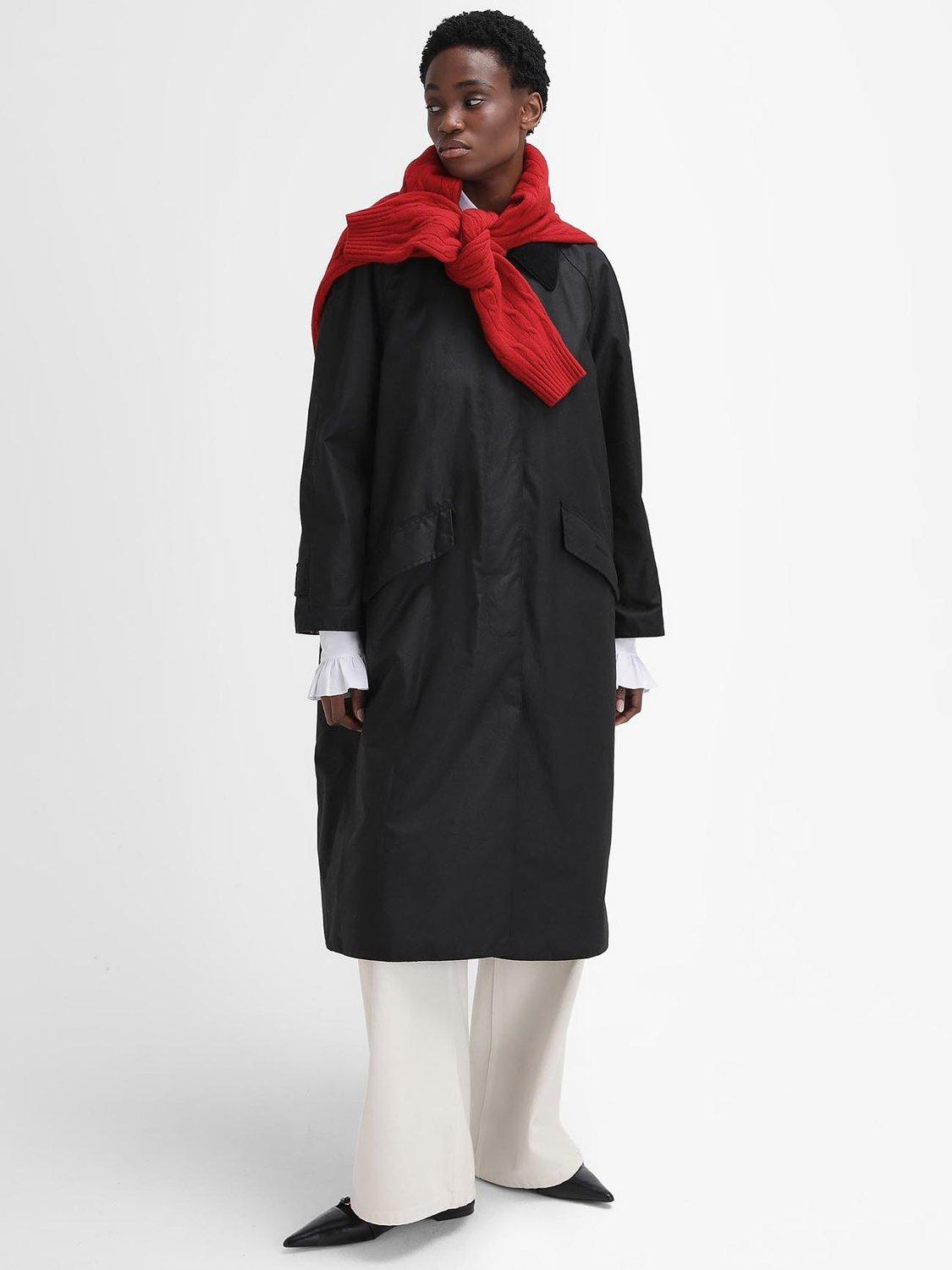 Barbour The Edit by Alexa Dorothy Wax Coat, Black