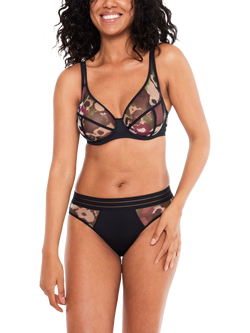 Maison Lejaby Nufit Garden Floral Wired Full Cup Bra, Berry Garden, Berry Garden