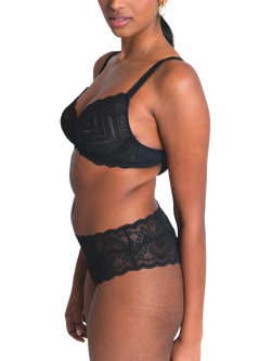 Maison Lejaby Vertige Lace Balcony Bra - view 2, Noir