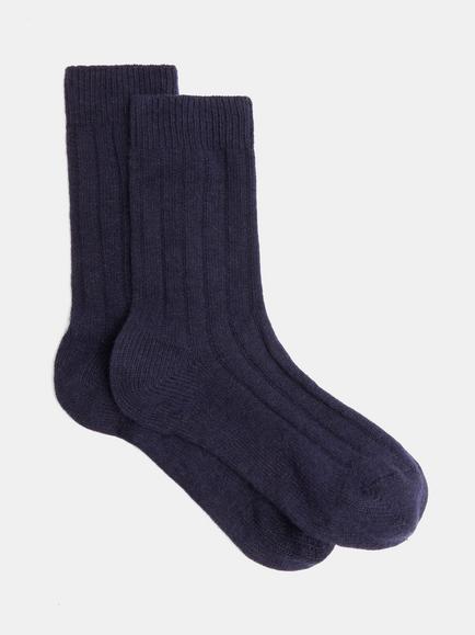 HUSH Murica Wool Blend Socks, One Size, Navy, Navy