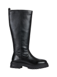 Geox Iridea Leather Blend Calf Boots, Black
