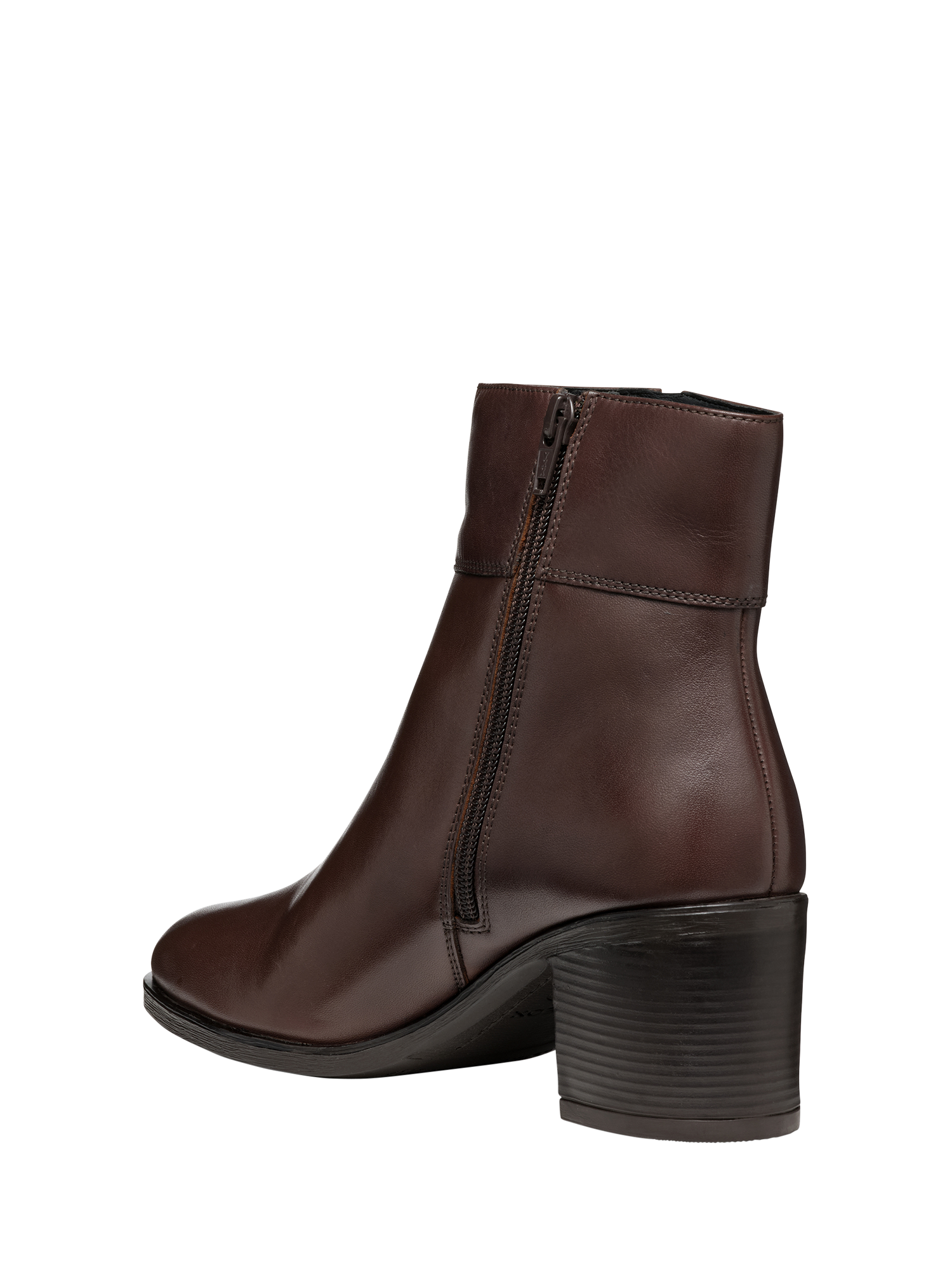 Product image 4 of 7, which shows Geox New Asheel Leather Ankle Boots, Dark Brown, EU38