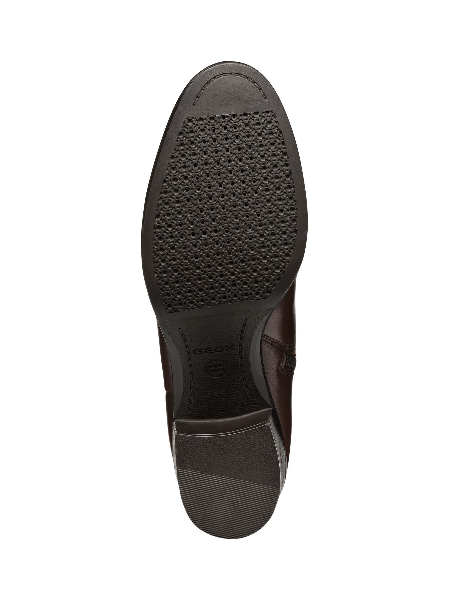Product image 7 of 7, which shows Geox New Asheel Leather Ankle Boots, Dark Brown, EU38