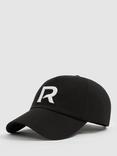 Reiss Swanson Twill Logo Embroidered Cap