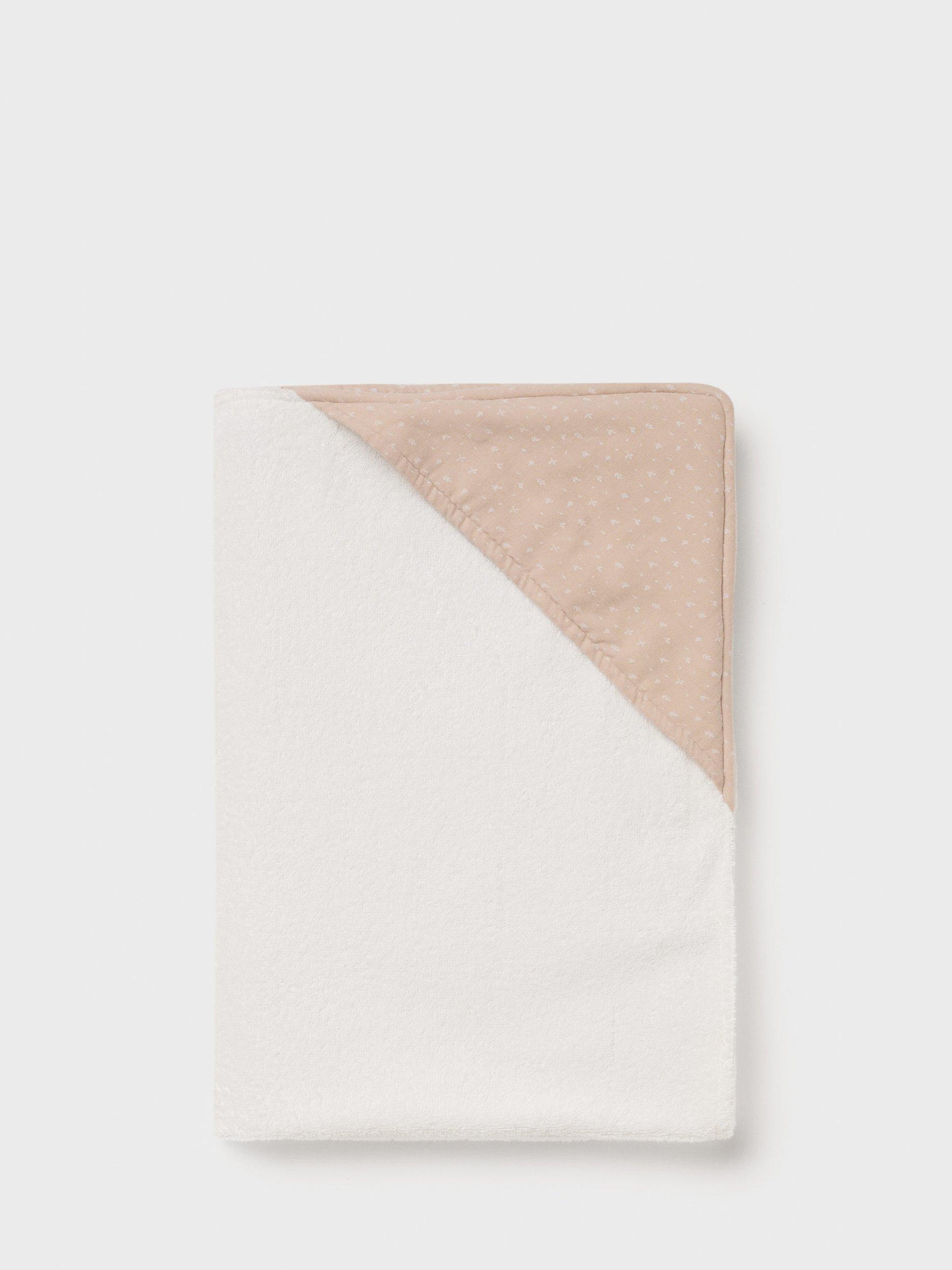 Mango Baby Toalla Cotton Swaddle Blanket, Lt Pastel Brown