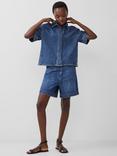 French Connection Finely Denim Shirt, Blue