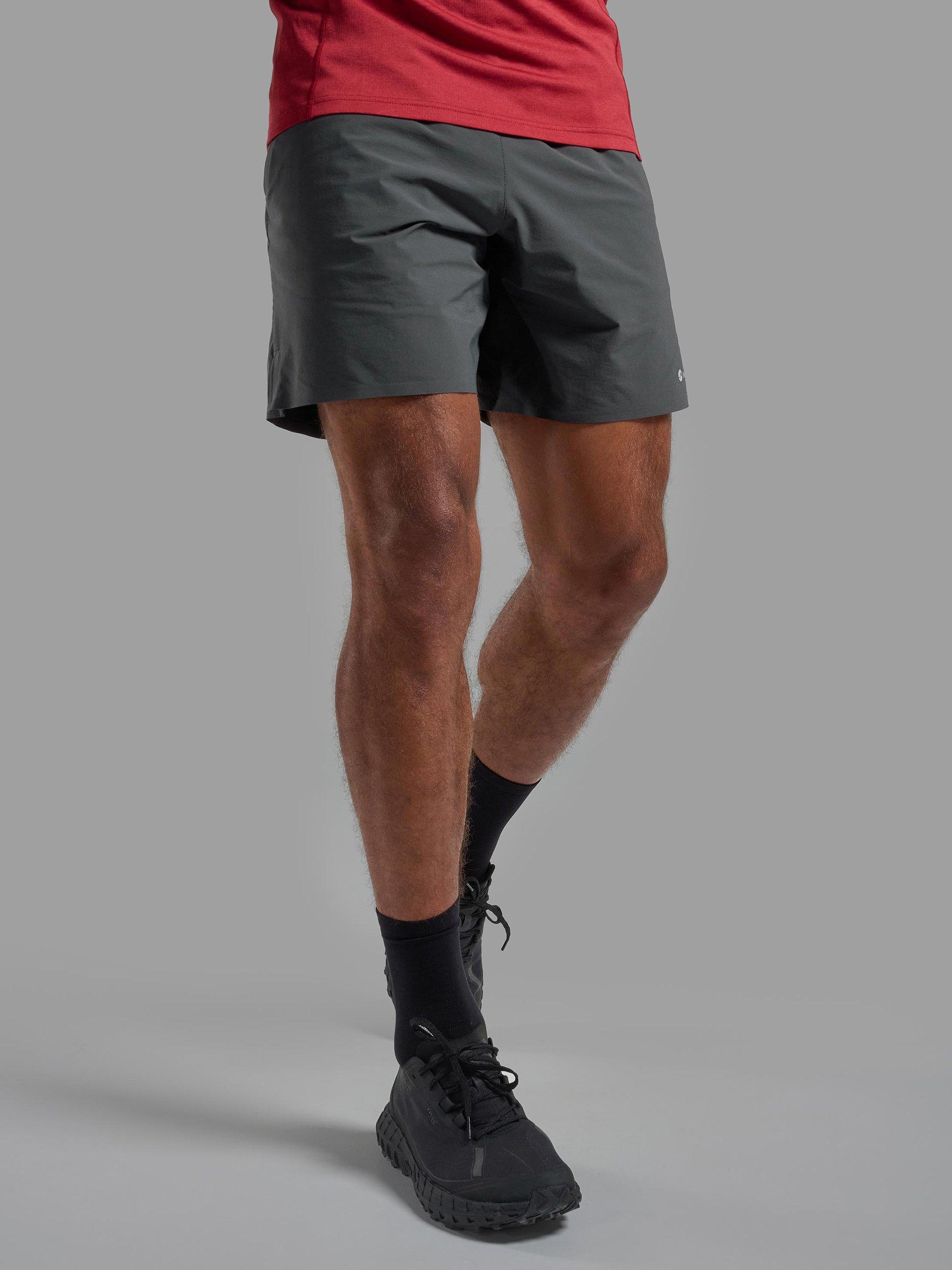 Product image 1 of 6, which shows Montane Men's Volantis 7" Shorts, Midnight Grey, S