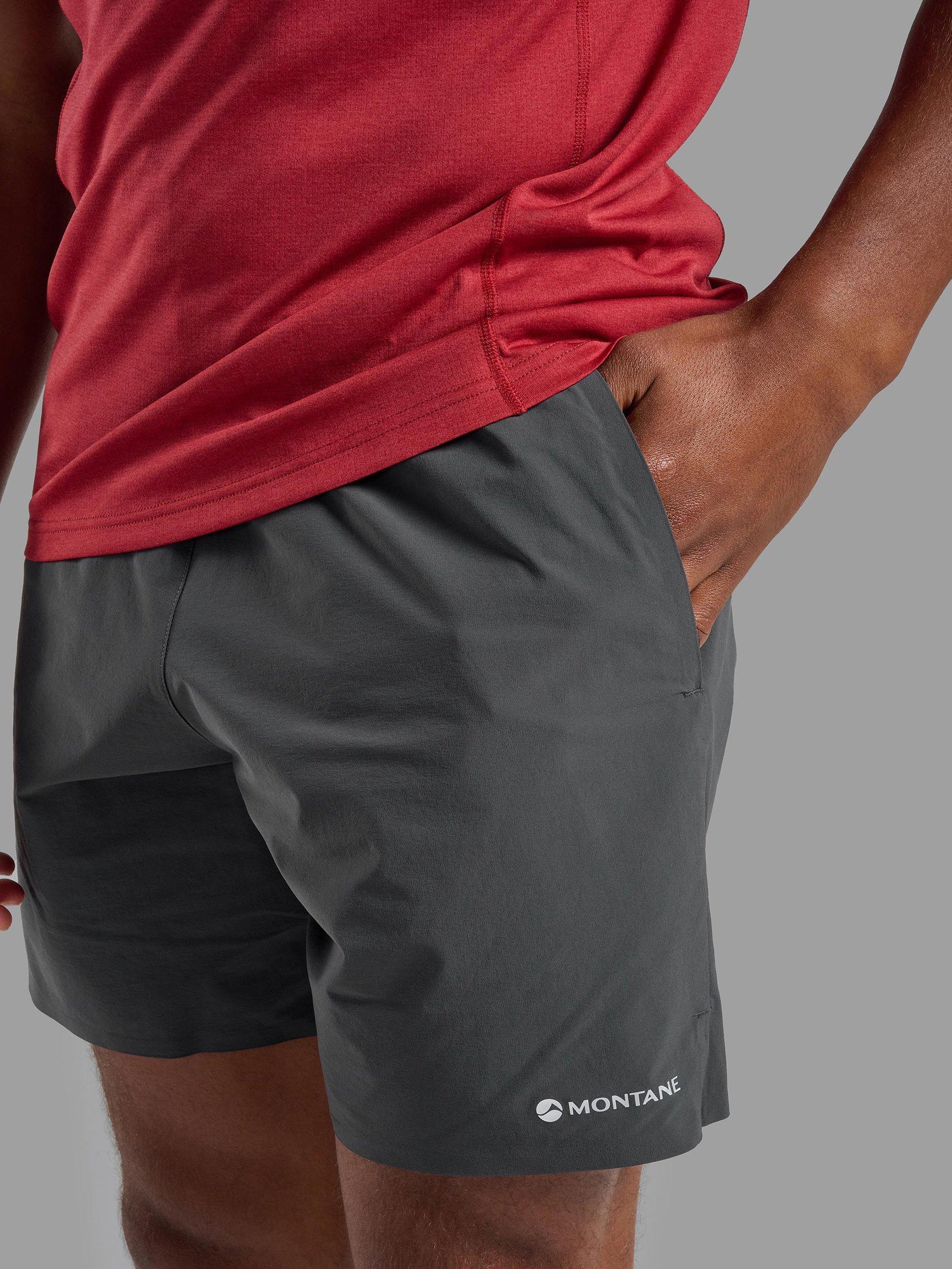 Product image 4 of 6, which shows Montane Men's Volantis 7" Shorts, Midnight Grey, S