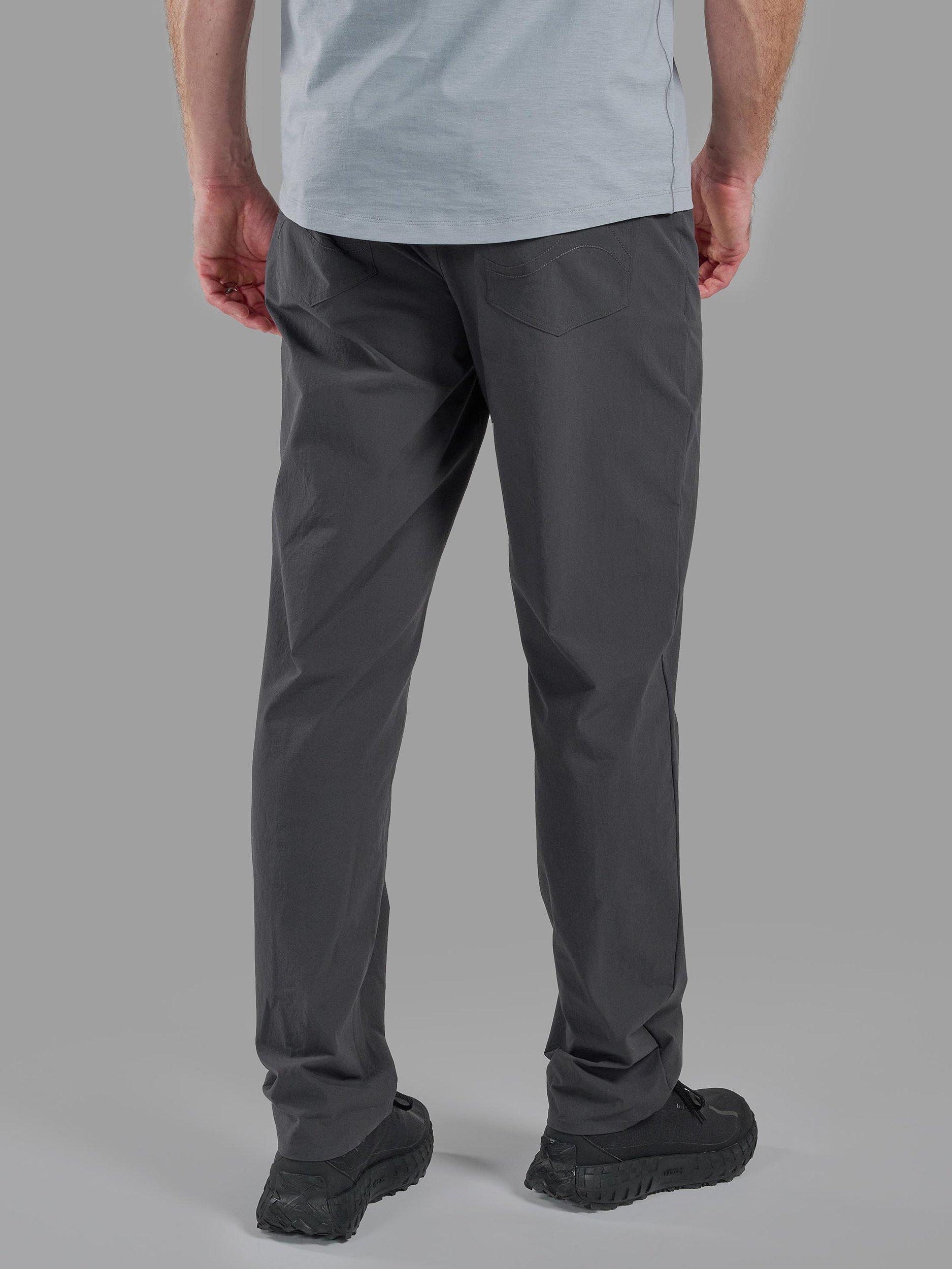 Product image 2 of 6, which shows Montane Men's Genoa Lite Trousers, Midnight Grey, 36