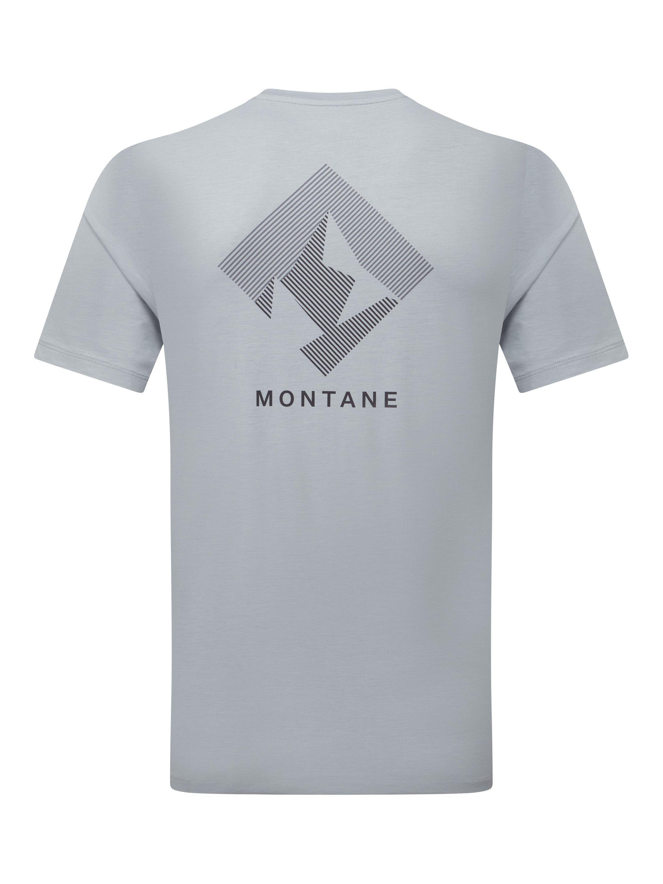 Product image 3 of 7, which shows Montane Men's Alhena T-Shirt, Pebble Blue, S