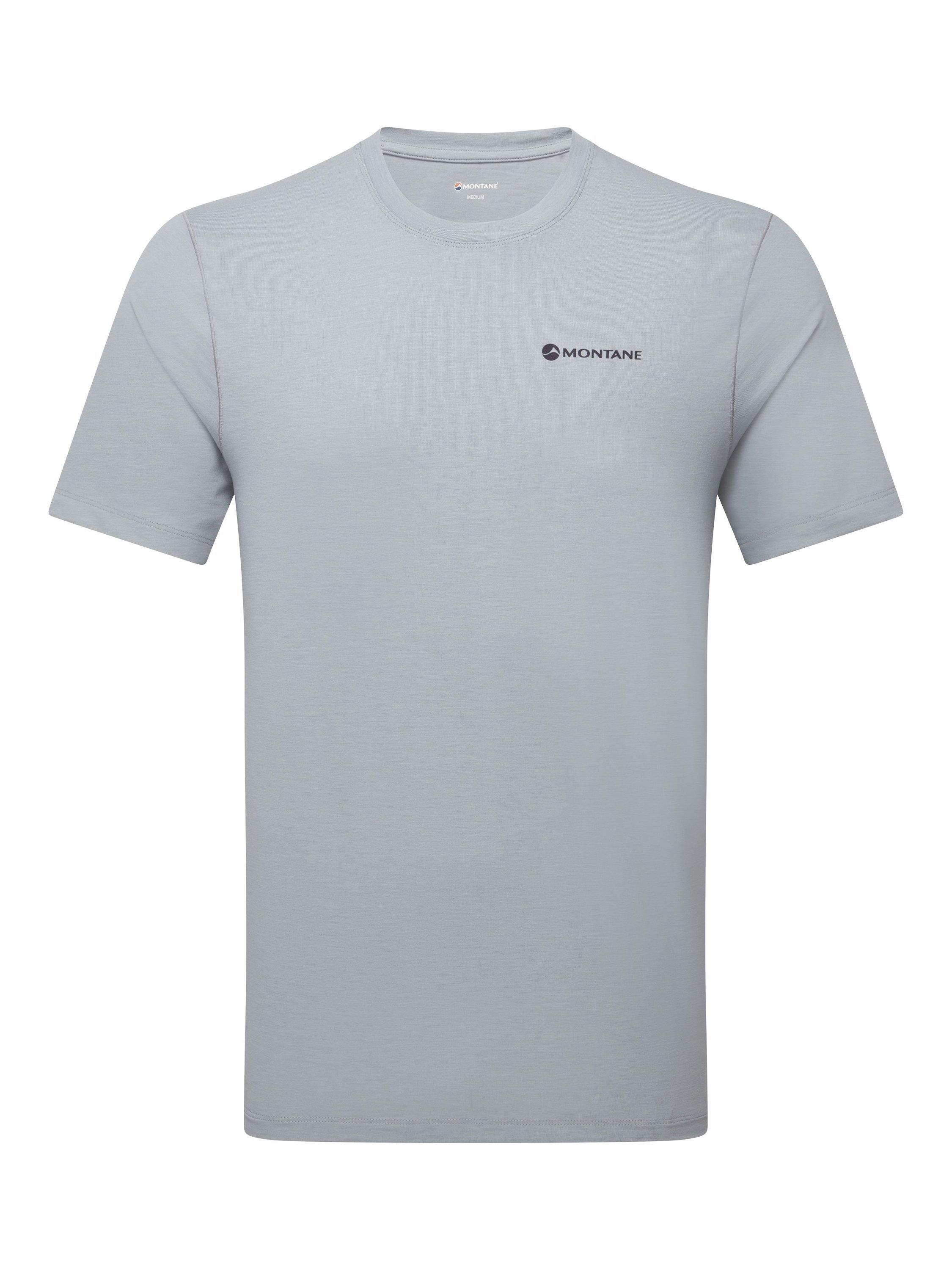 Product image 6 of 7, which shows Montane Men's Alhena T-Shirt, Pebble Blue, S