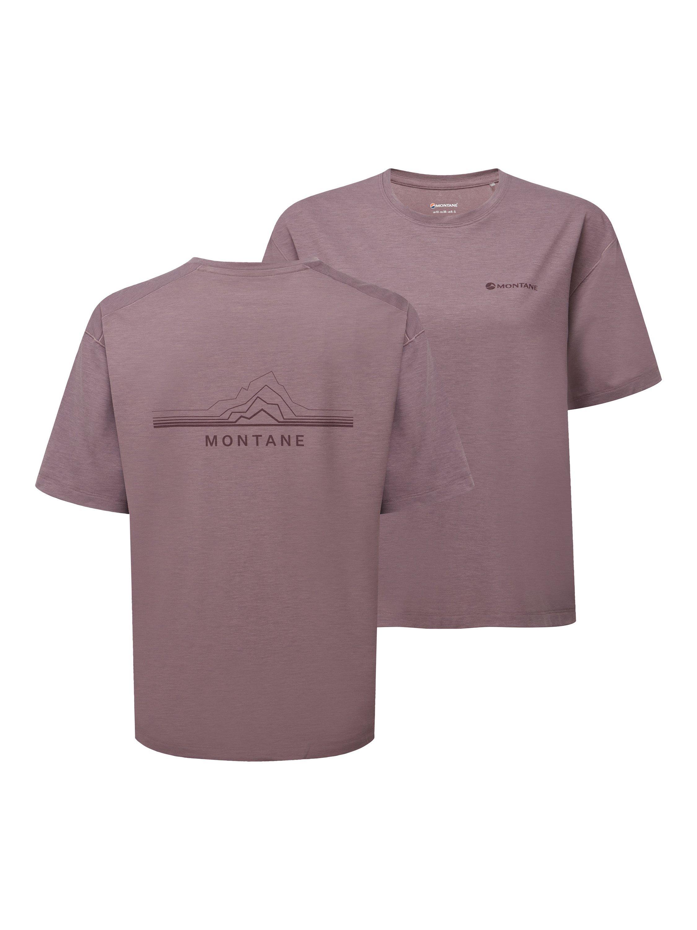 Product image 4 of 7, which shows Montane Women's Alhena T-Shirt, Moonscape, 8