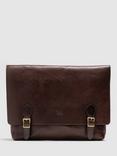 Rodd & Gunn Woodstock New Zealand Handmade Leather Messenger Satchel Bag, Cocoa