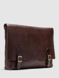 Rodd & Gunn Woodstock New Zealand Handmade Leather Messenger Satchel Bag, Cocoa