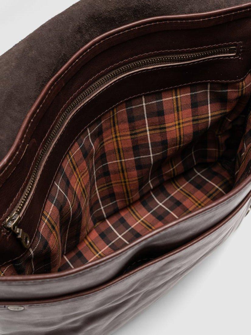 Product image 6 of 6, which shows Rodd & Gunn Woodstock New Zealand Handmade Leather Messenger Satchel Bag