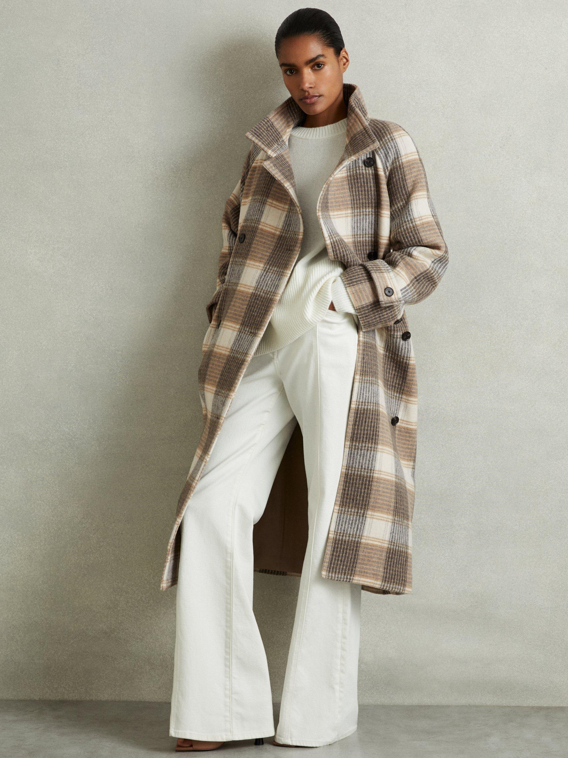 Reiss bentley check coat store