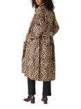 OMNES Valencia Trench Coat, Cheetah