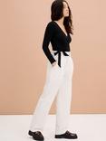OMNES Napeta Cotton Wrap Top, Black