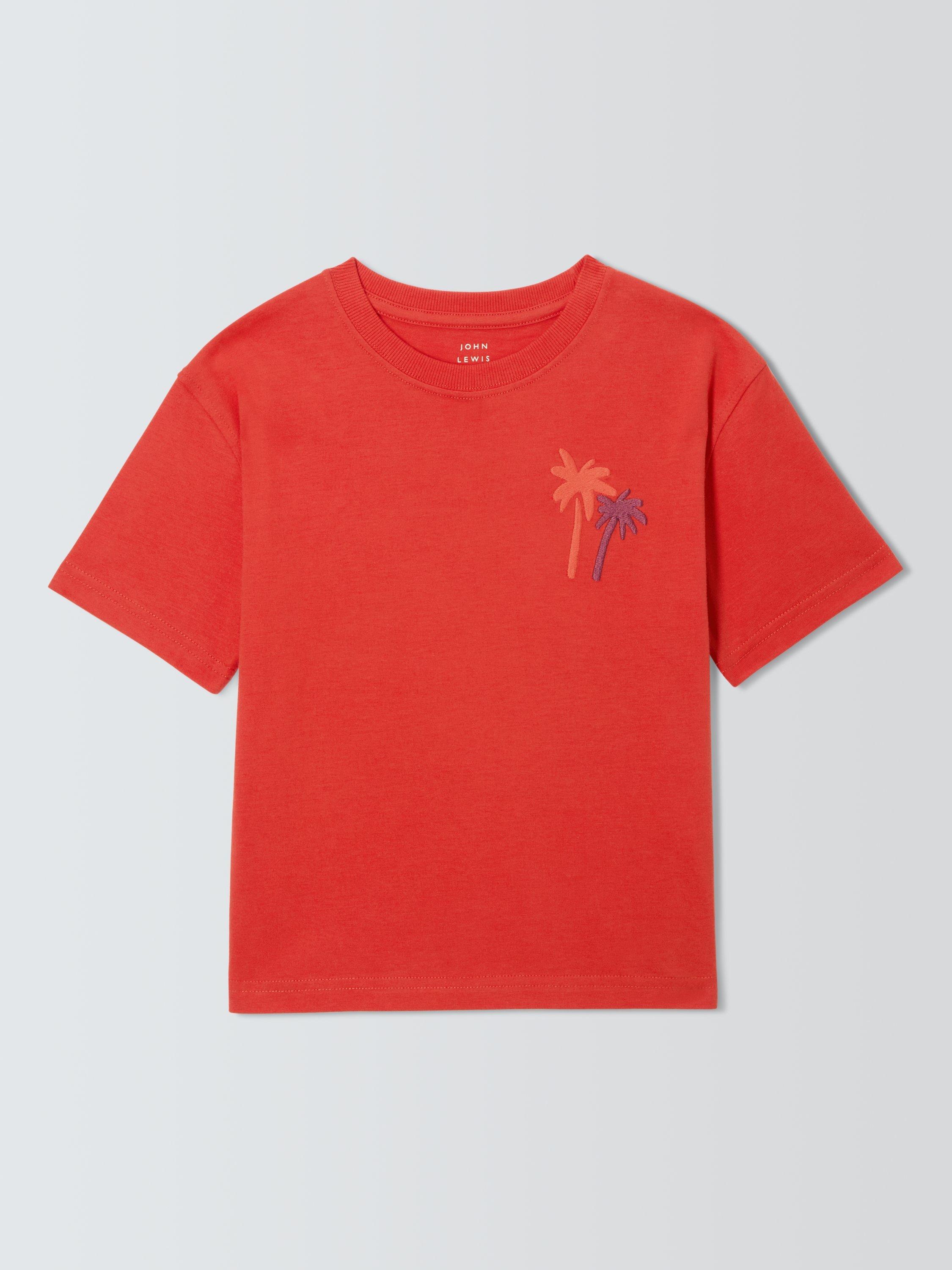 Product image 3 of 7, which shows John Lewis Kids' Adventure Graphic T-Shirt, Red, 2 years
