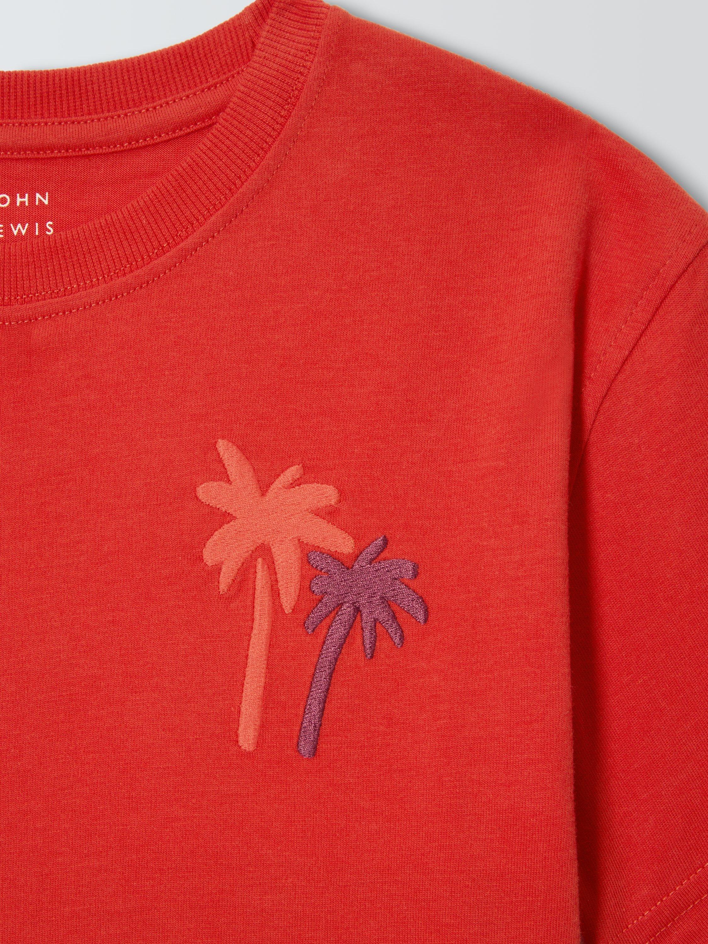 Product image 7 of 7, which shows John Lewis Kids' Adventure Graphic T-Shirt, Red, 2 years